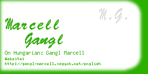 marcell gangl business card